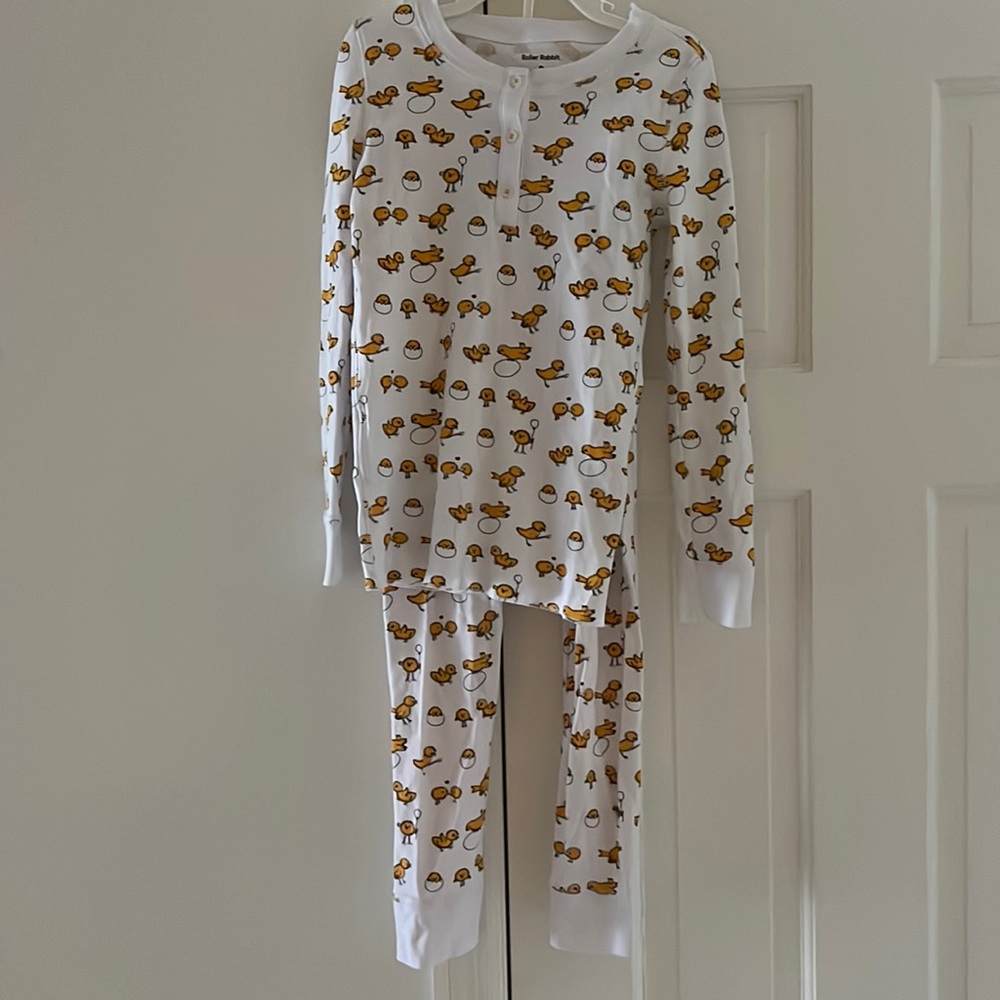Roller Rabbit Pima cotton, chick print pajamas, size 8